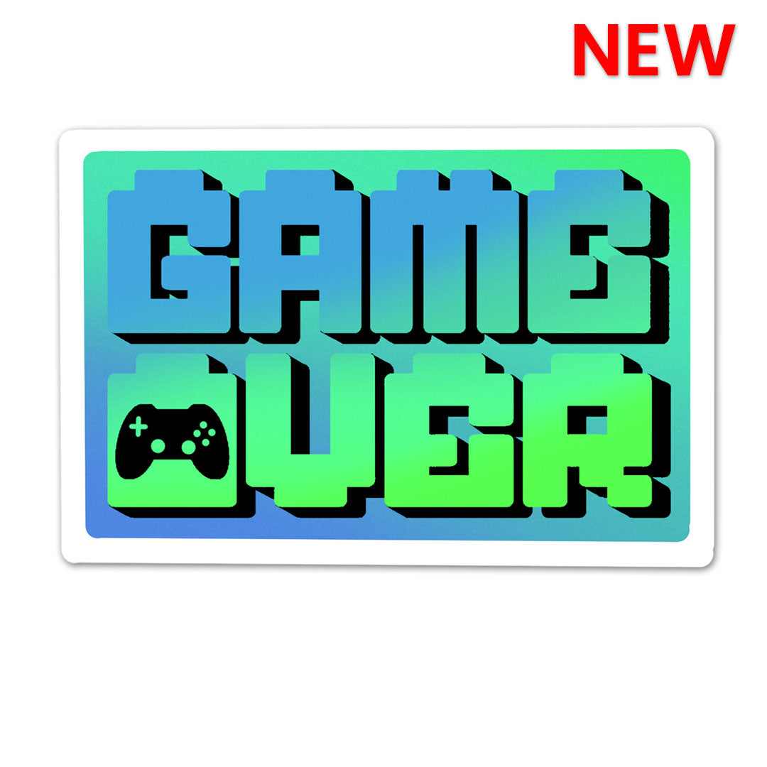 Game Over : Let's Replay Sticker | STICK IT UP