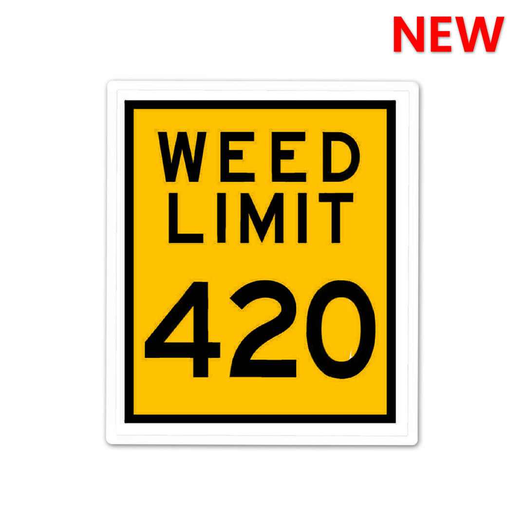 Weed Limit Sticker | STICK IT UP