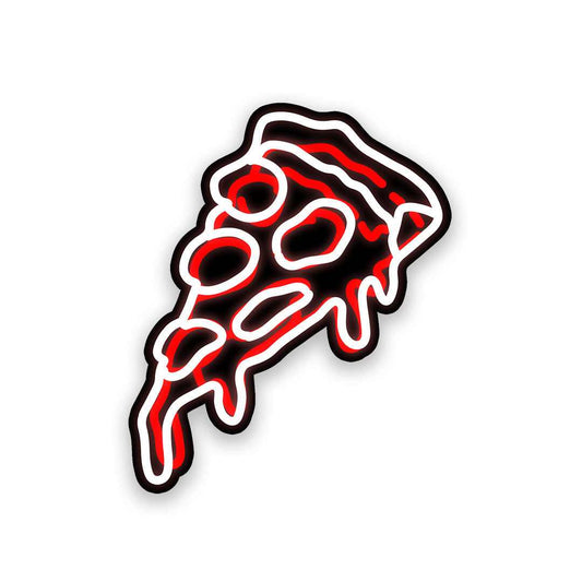 Neon Red cheese Sticker | STICK IT UP