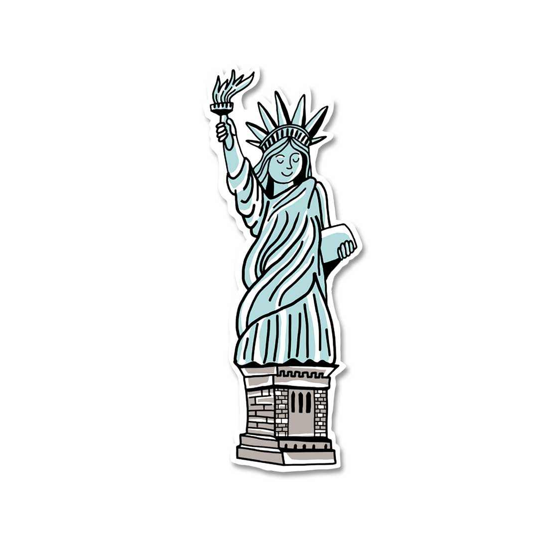 Statue of liberty Sticker | STICK IT UP