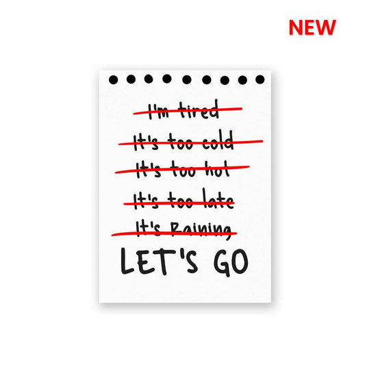 Let's GO Sticker | STICK IT UP