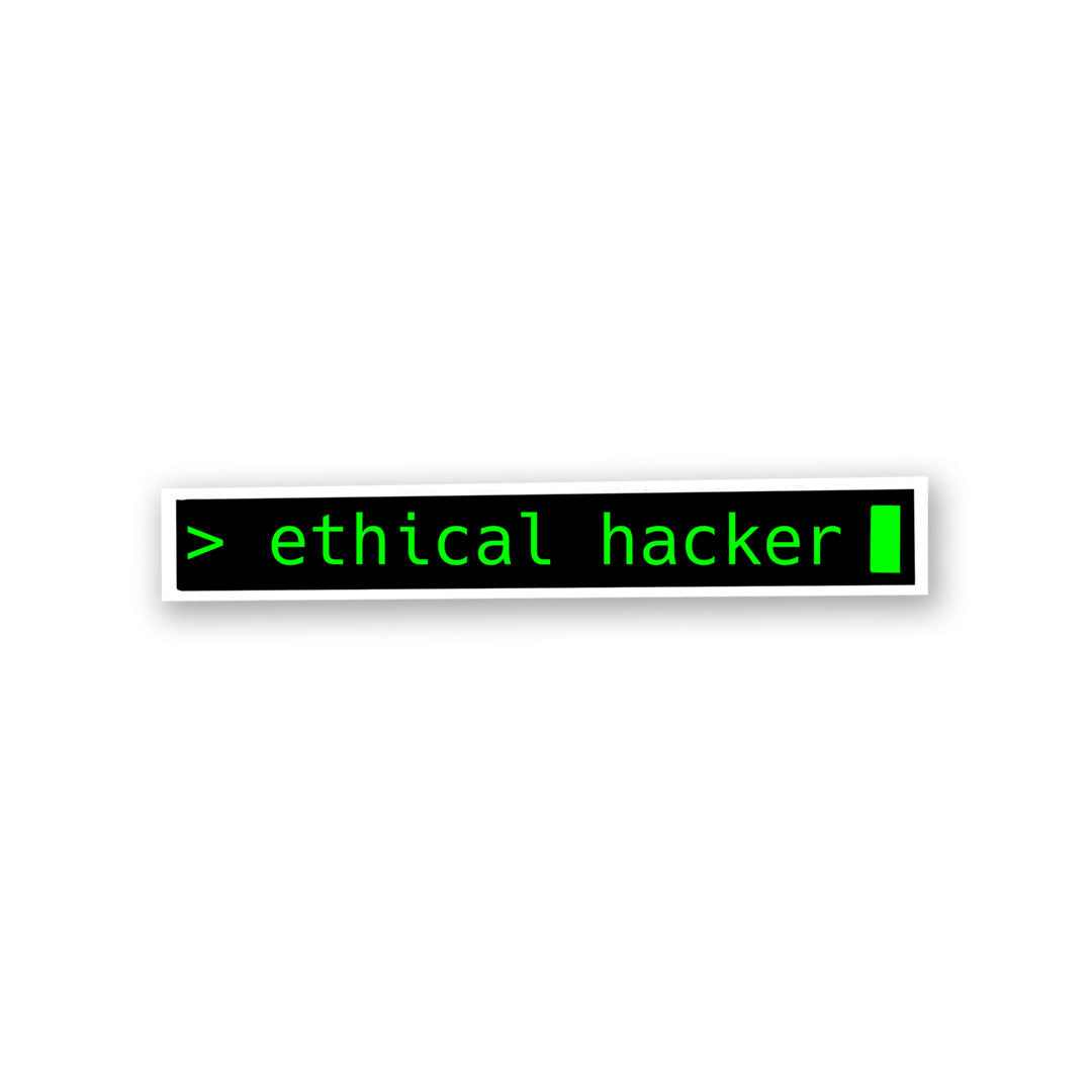 Ethical Hacker Sticker | STICK IT UP