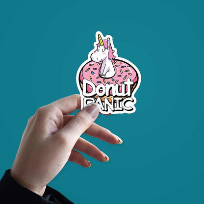 DONUT Panic Sticker | STICK IT UP