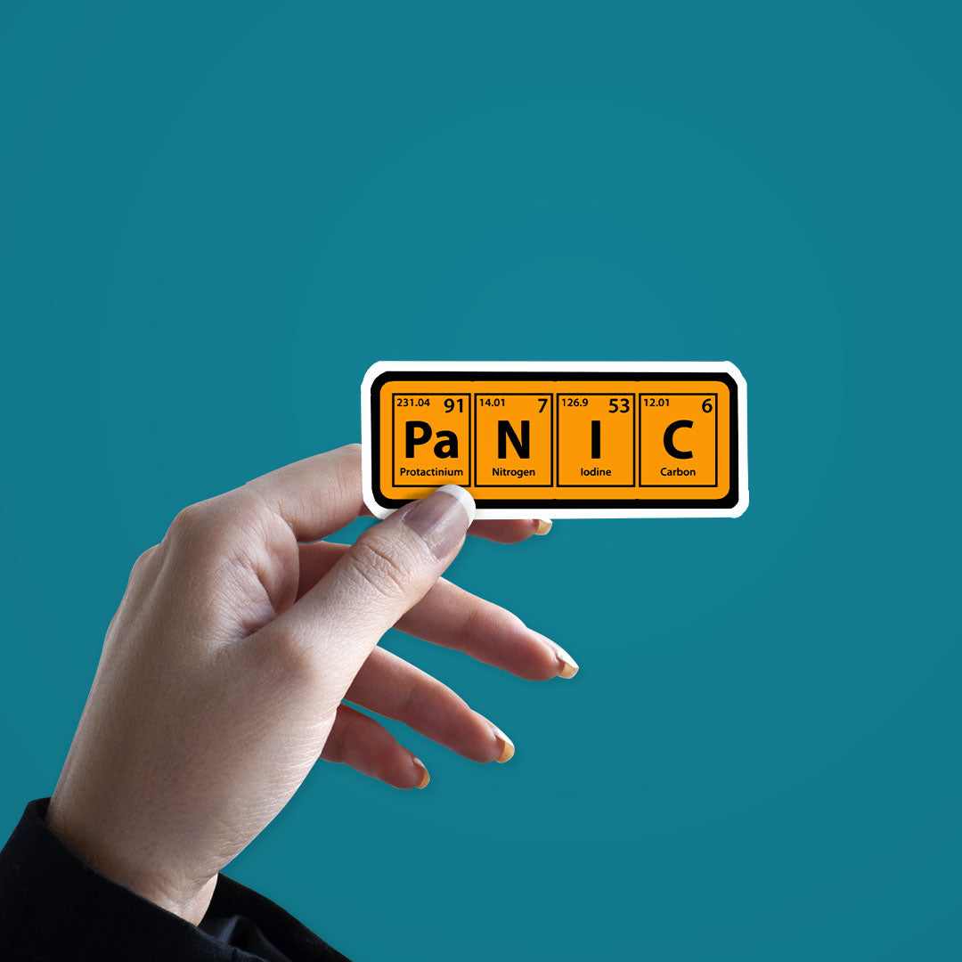 Pa N I C Sticker | STICK IT UP