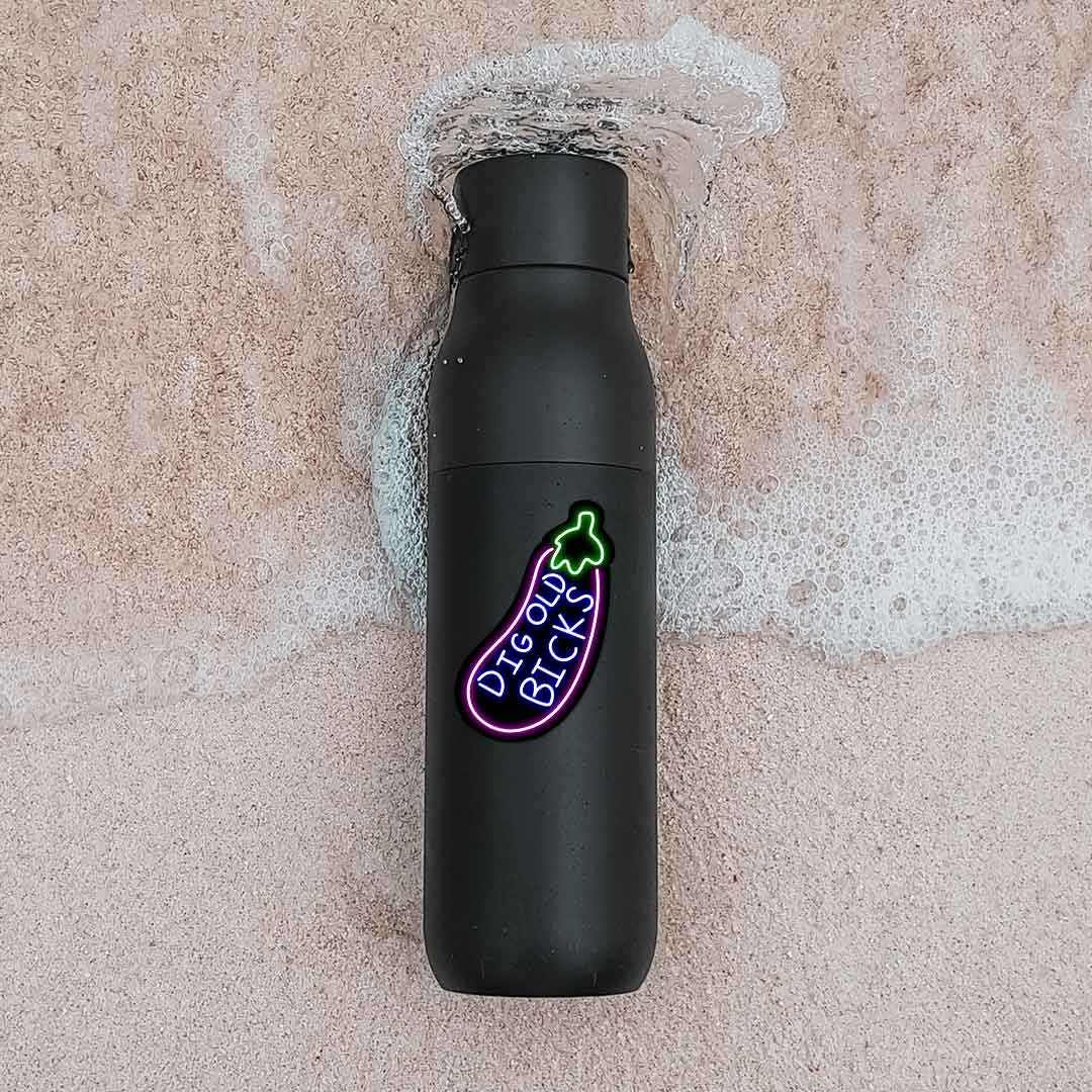 Neon Dicks bicks Sticker | STICK IT UP