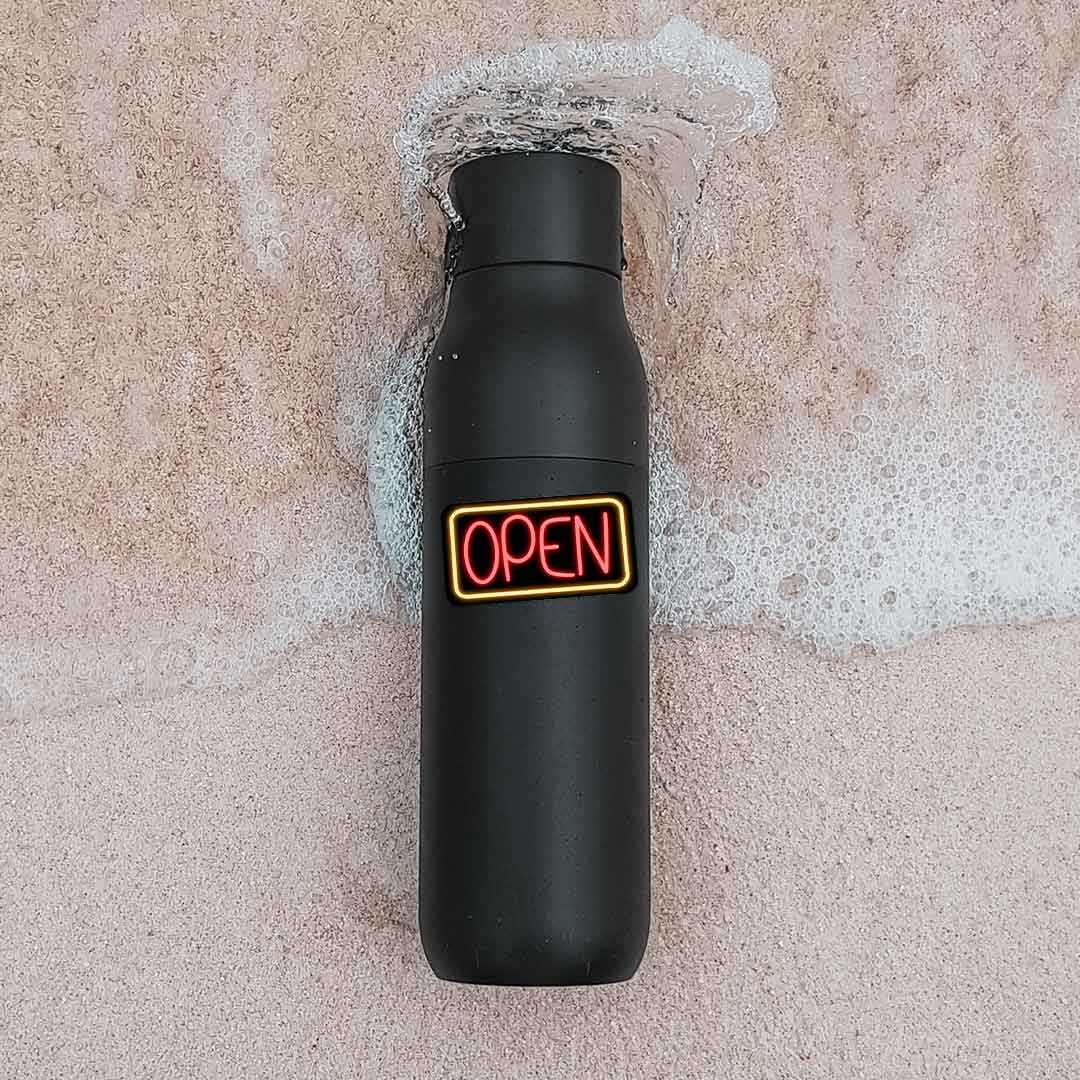 Neon Open Sticker | STICK IT UP