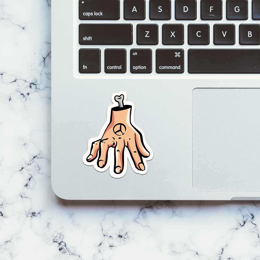 Hands at Peace Sticker | STICK IT UP