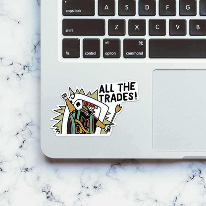 Jack of All The Trades Sticker | STICK IT UP