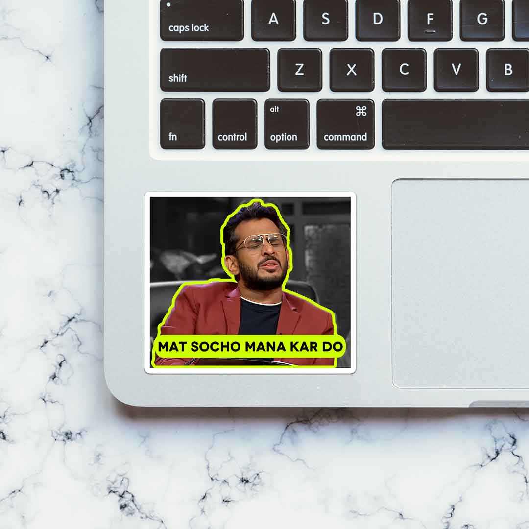 Mat Socho Mana Kar Do Sticker | STICK IT UP