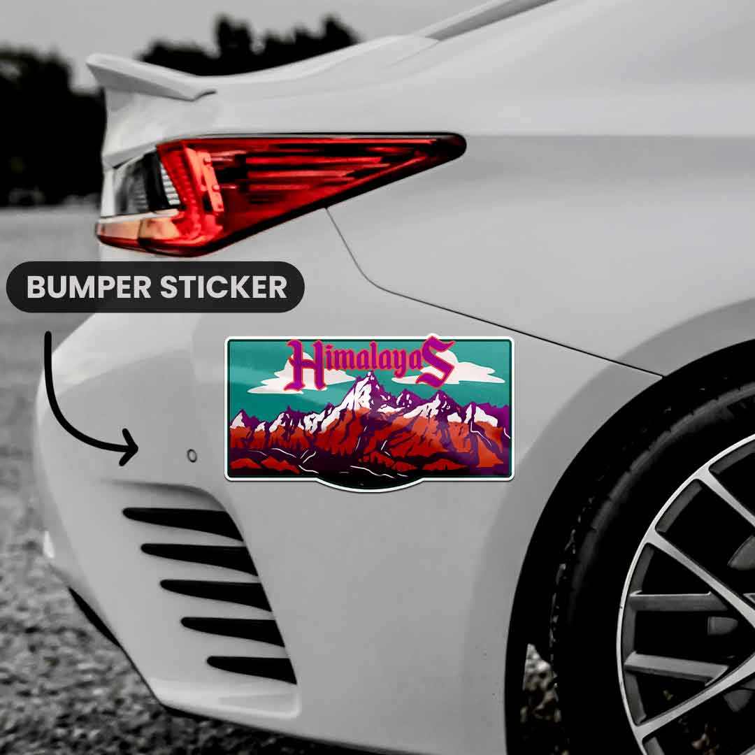 Himalayas Bumper Sticker | STICK IT UP