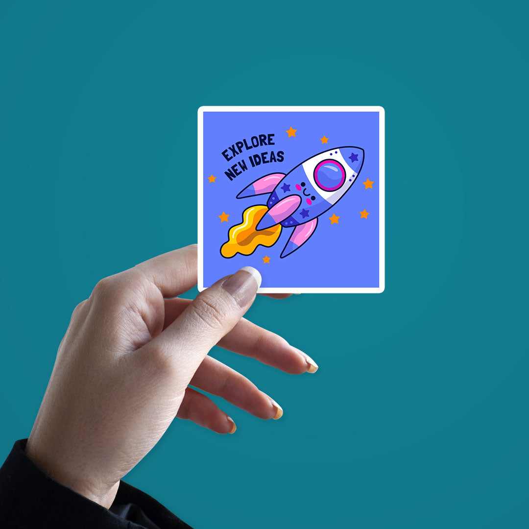 Explore New Ideas Sticker | STICK IT UP