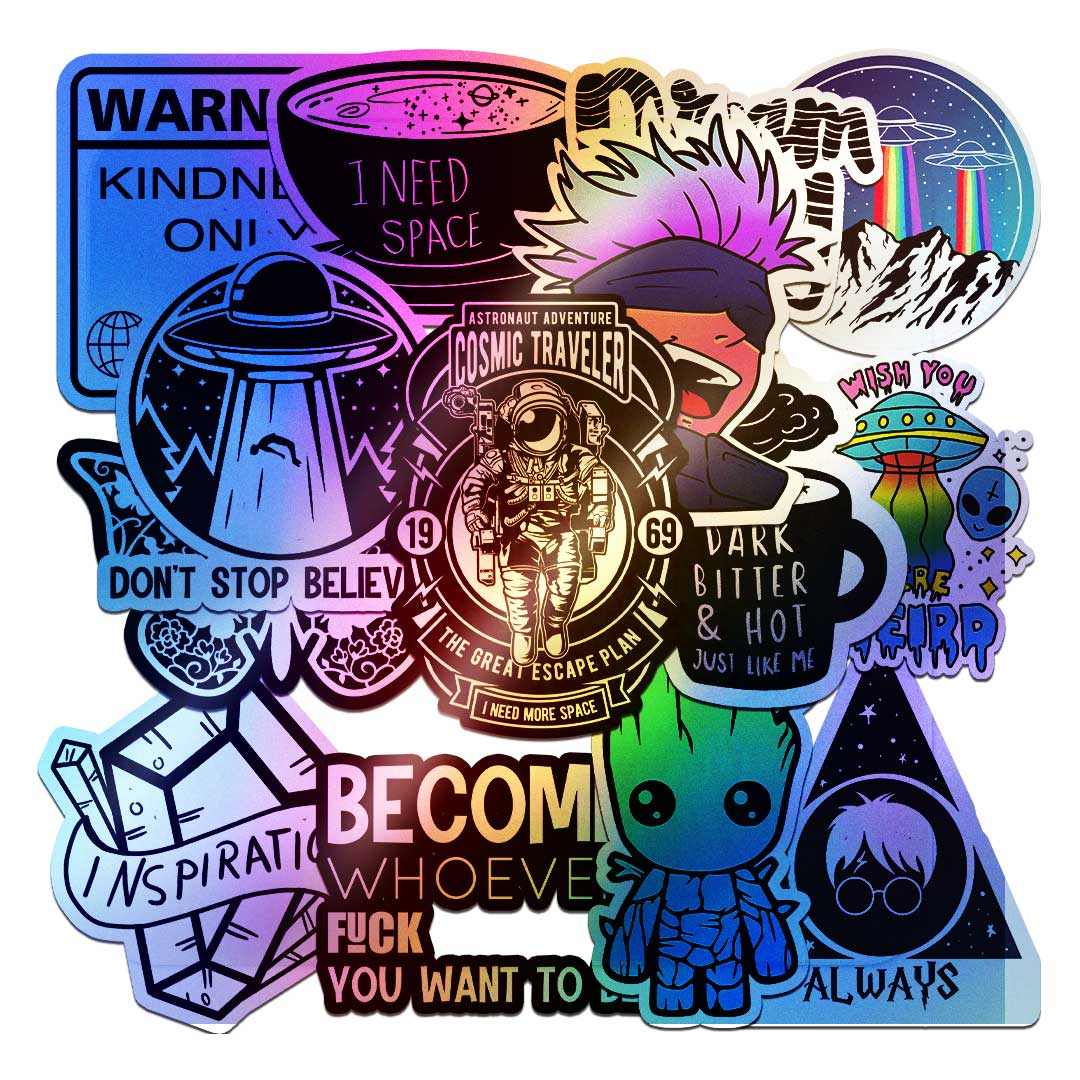 Holographic Sticker Pack [15 Stickers] | STICK IT UP