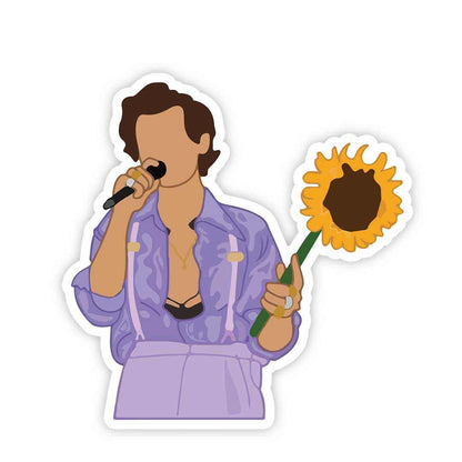 Harry Sunflower Sticker | STICK IT UP