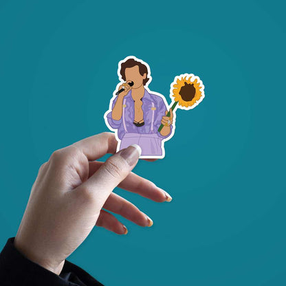 Harry Sunflower Sticker | STICK IT UP