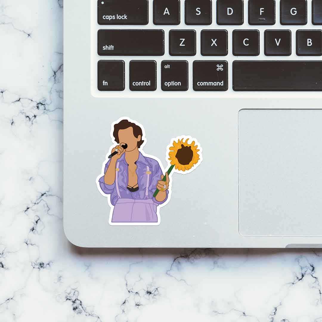 Harry Sunflower Sticker | STICK IT UP