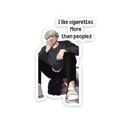 I Like Cigarettes Sticker | STICK IT UP