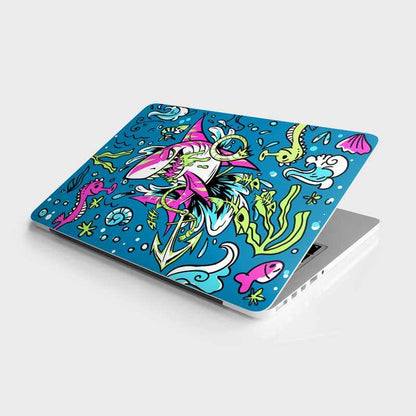 Shark in Water Laptop Skin | STICK IT UP