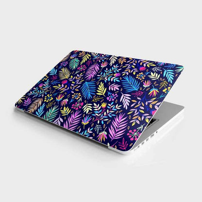 Vibrant Plant Pattern Laptop Skin | STICK IT UP