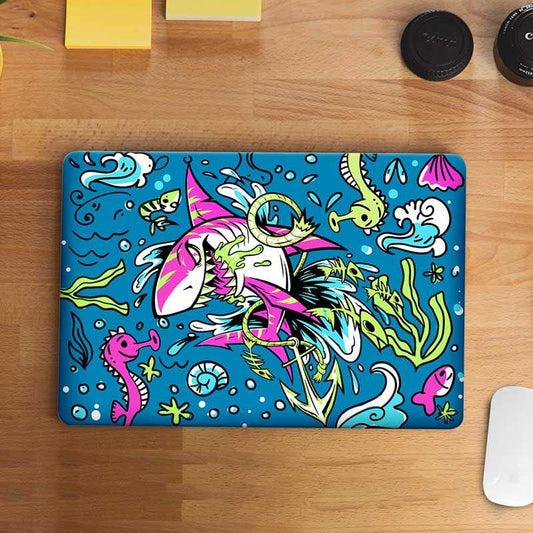 Shark in Water Laptop Skin | STICK IT UP