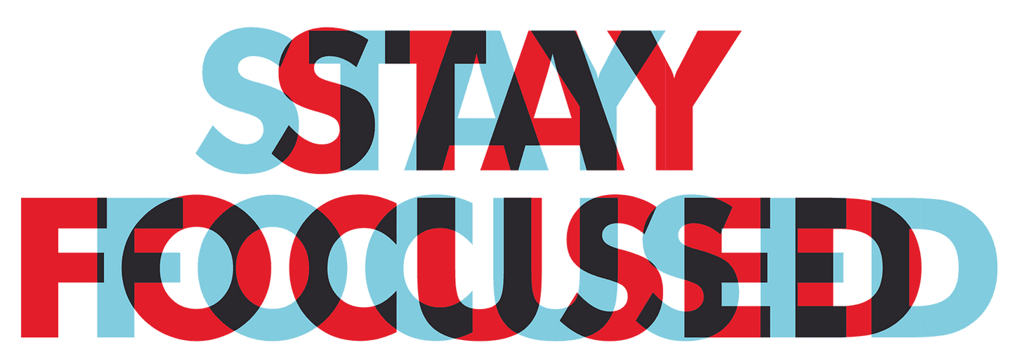 Stay focused Reflective Sticker | STICK IT UP