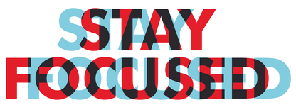 Stay focused Reflective Sticker | STICK IT UP