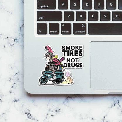 Smoke Tires Sticker | STICK IT UP