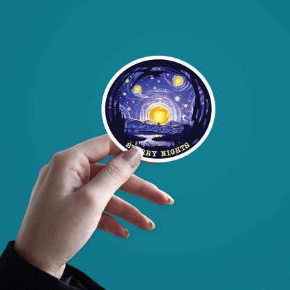 Starry Night Sticker | STICK IT UP