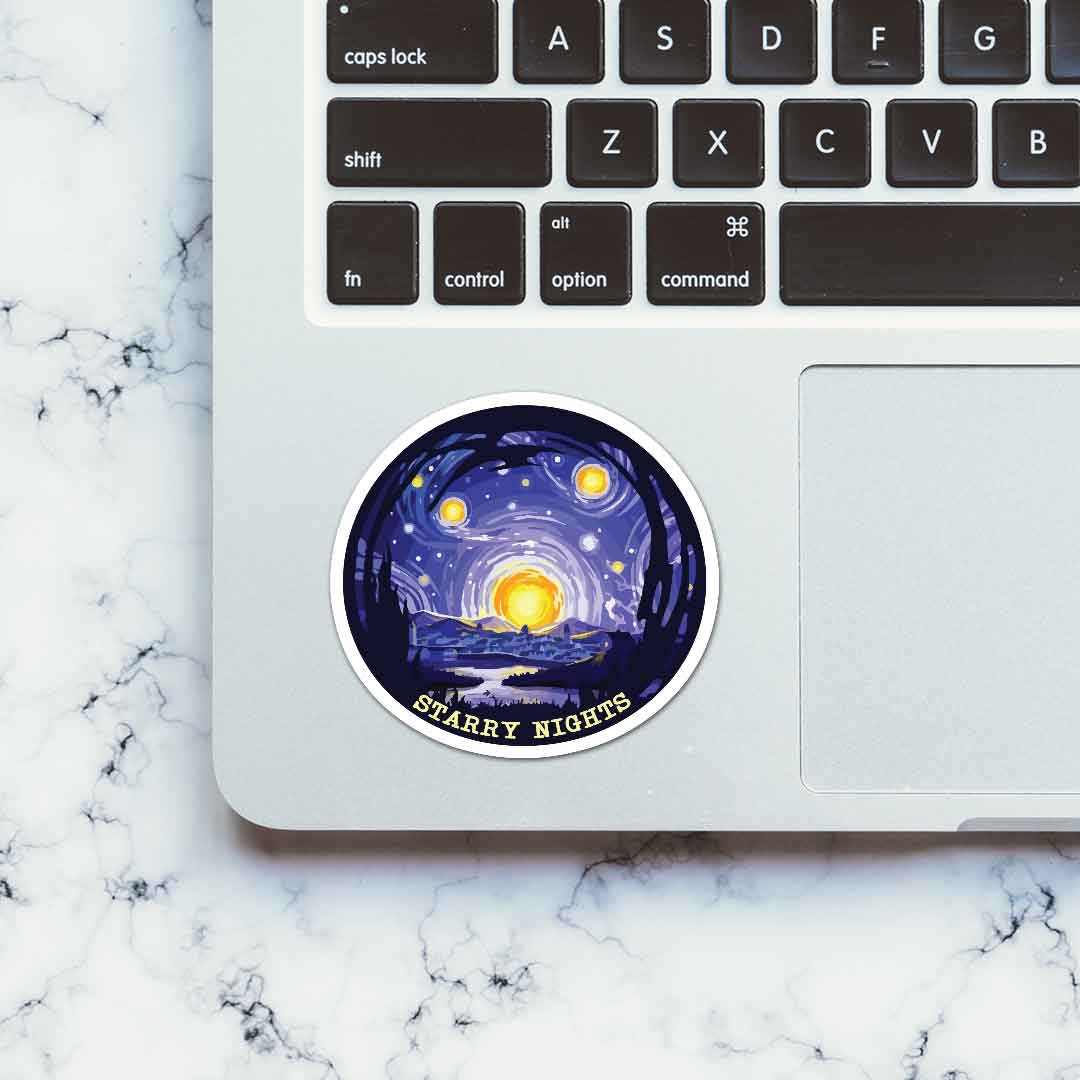 Starry Night Sticker | STICK IT UP