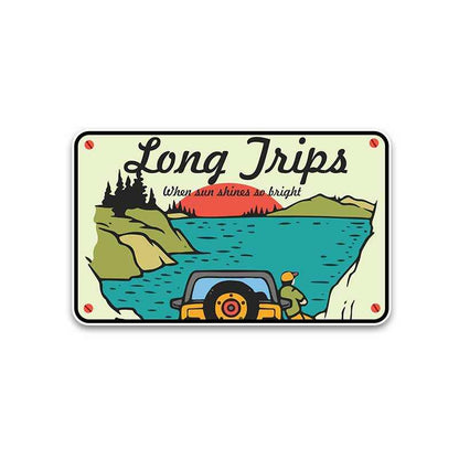 Long trips Bumper Sticker | STICK IT UP