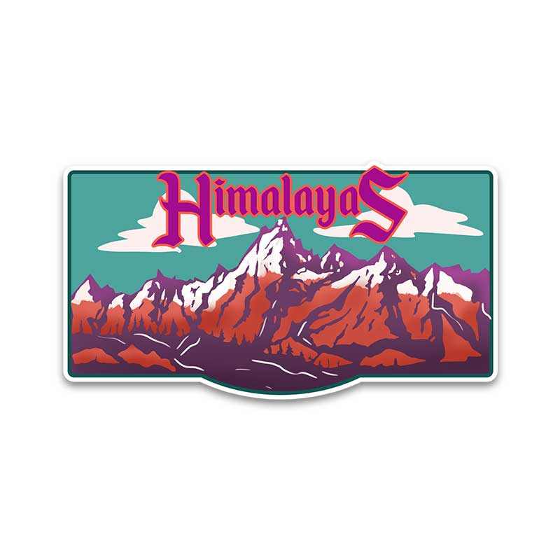 Himalayas Bumper Sticker | STICK IT UP